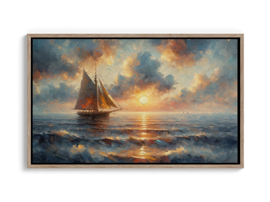 Sunset Sailboat