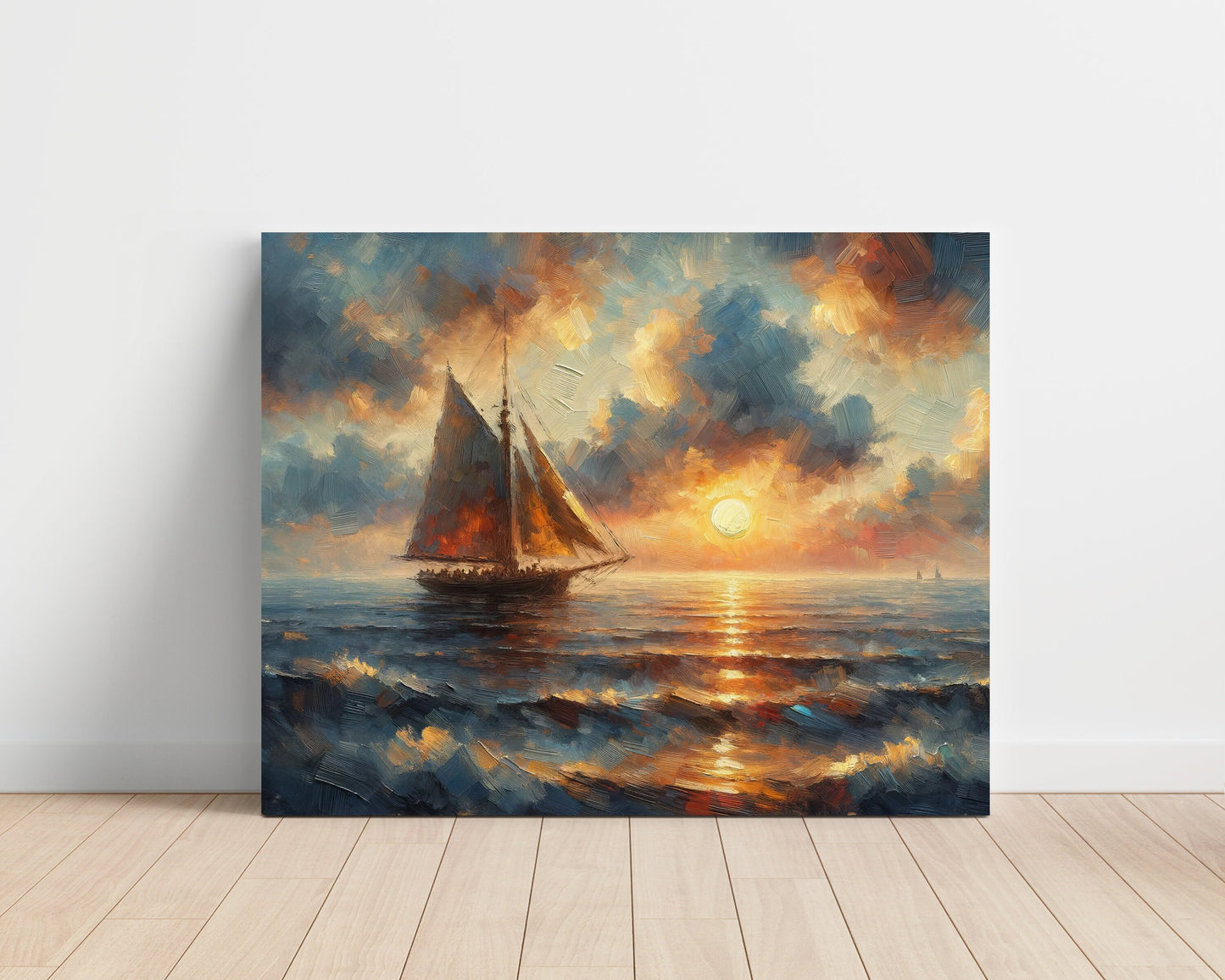 Sunset Sailboat